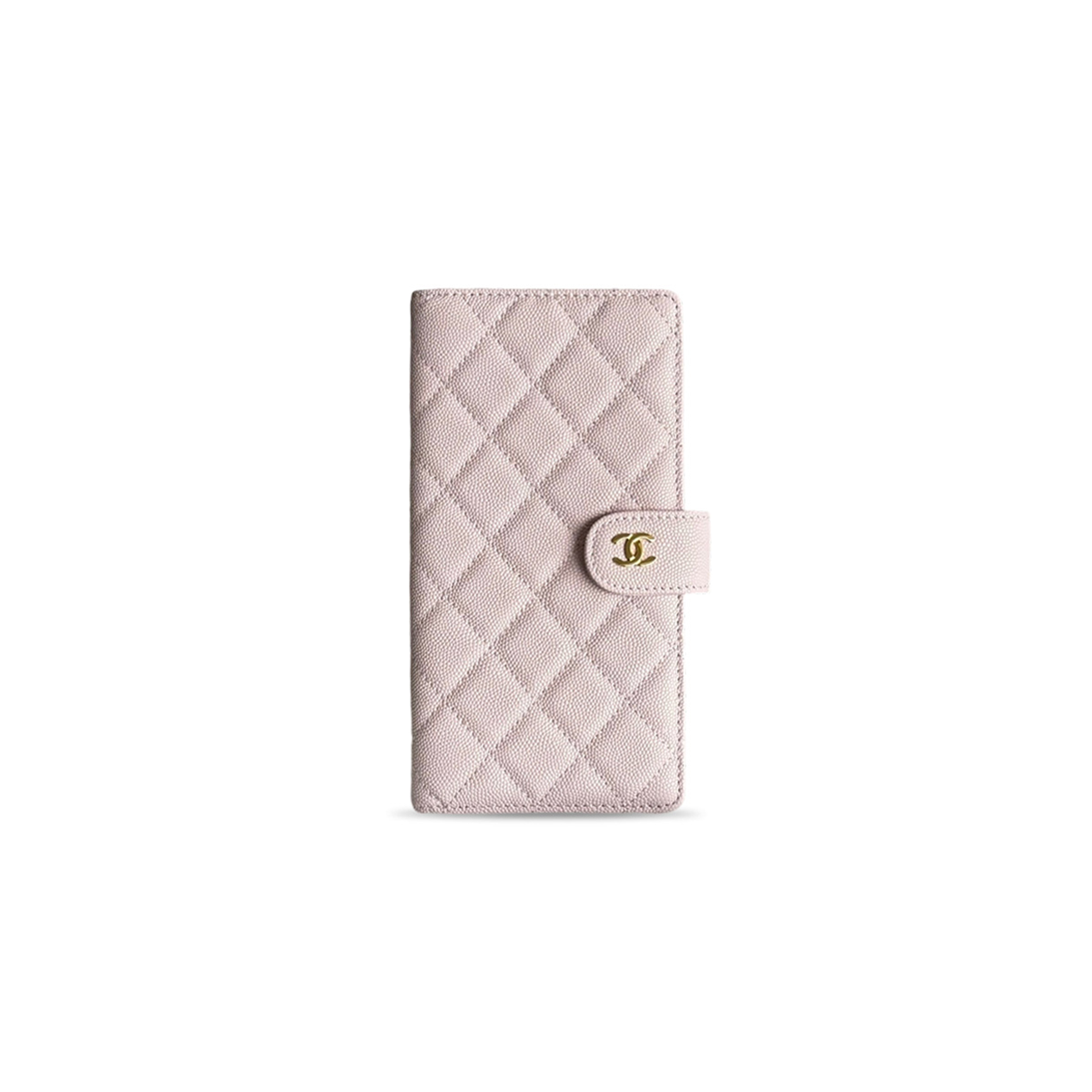 CHANEL CC BIFOLD WALLET QUILTED CAVIAR VERTICAL (19*10*2cm)